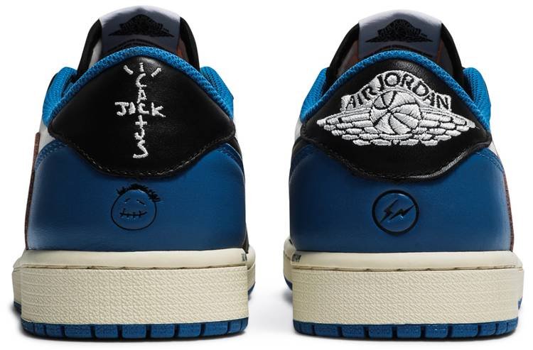 Fragment Design x Travis Scott x Air Jordan 1 Retro Low DM7866-140 - TeePro