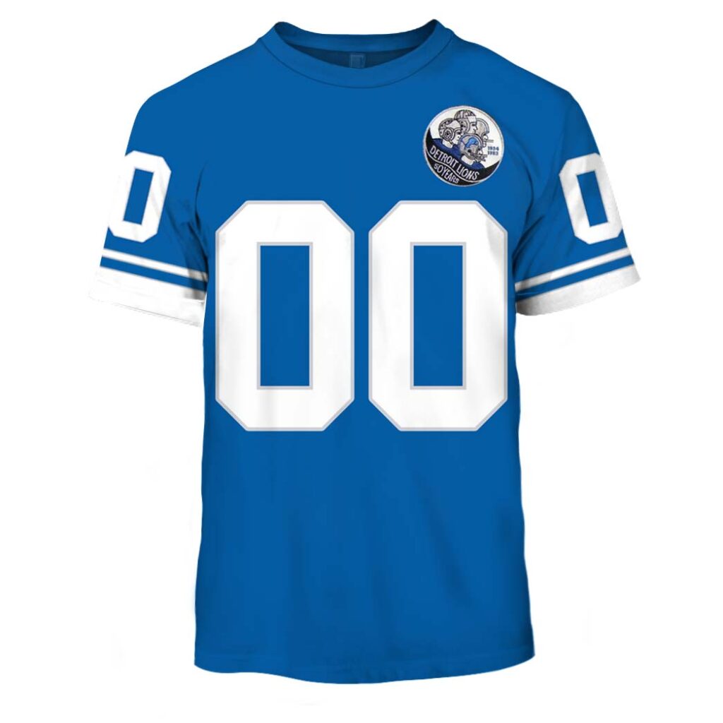 Personalized 1983 Detroit Lions 50th Anniversary Vintage NFL Jersey ...