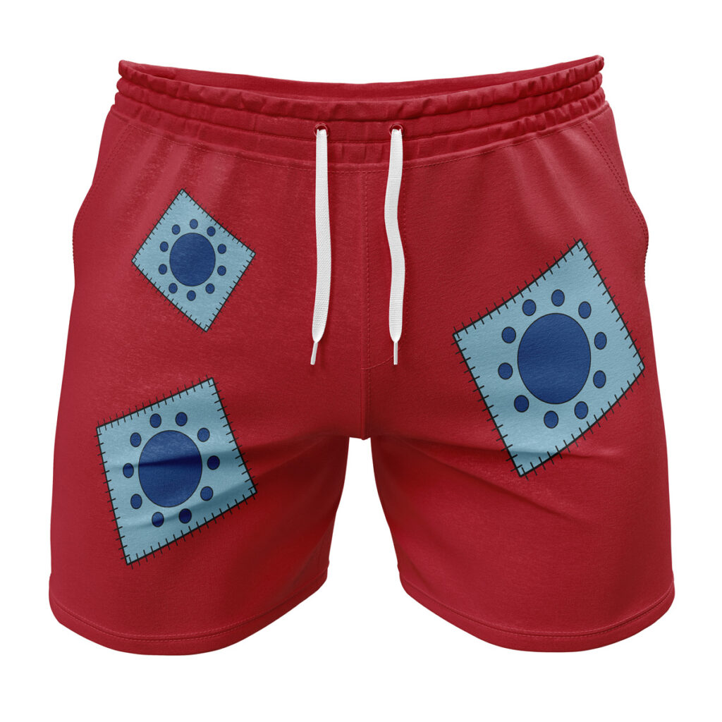 Luffy Wano Outfit One Piece Gym Shorts - TeePro