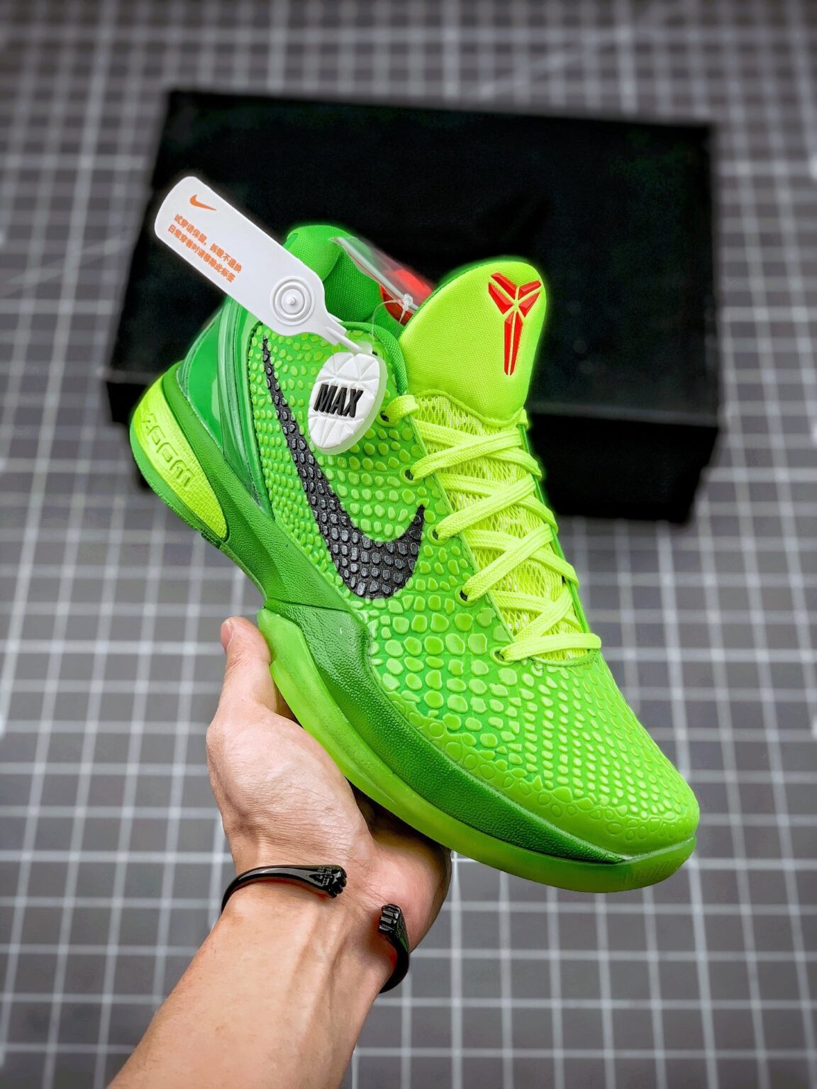 Nike Kobe 6 Protro ? Grinch ? Green Apple/Volt-Crimson-Black - TeePro